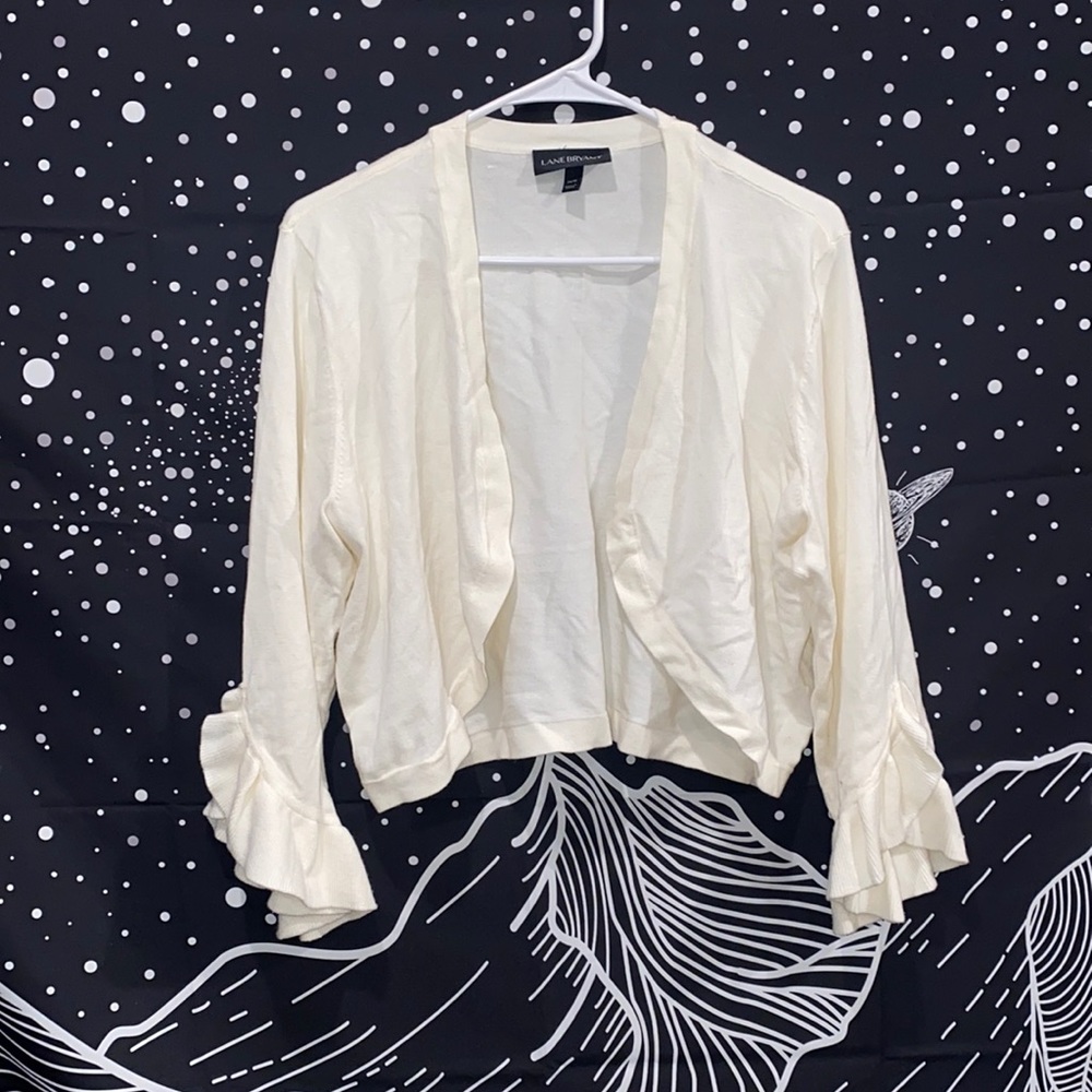 LANE BRYANT BIEGE CARDIGAN